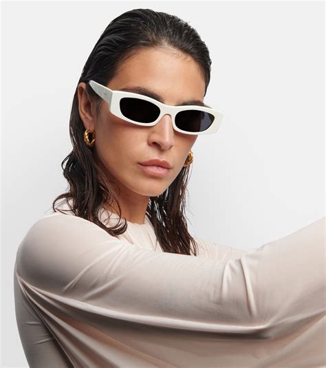 new celine shadow sunglasses|Celine eyewear rectangular sunglasses.